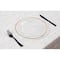8 Pack: Clear & Gold 40 Piece Dinner & Lunch Plate Set by Celebrate It™